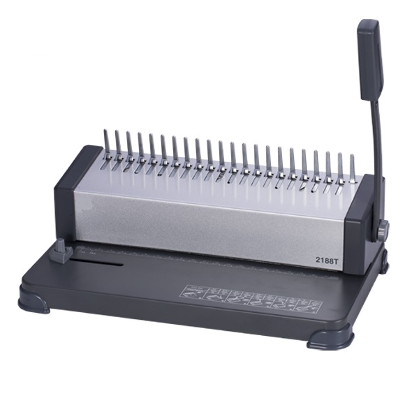 Binding Comb Plastic - 2188T Desktop A4 Plastic Comb Bindmachine