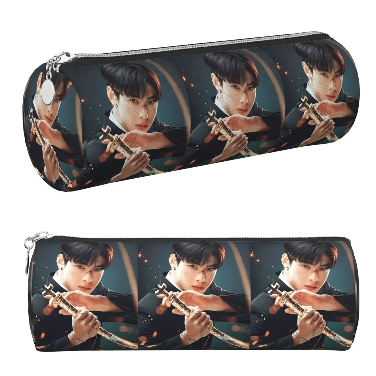 Stationery And Office Supply Chain - Cha Eunwoo Etuis Penhouder Cilinder Penbox