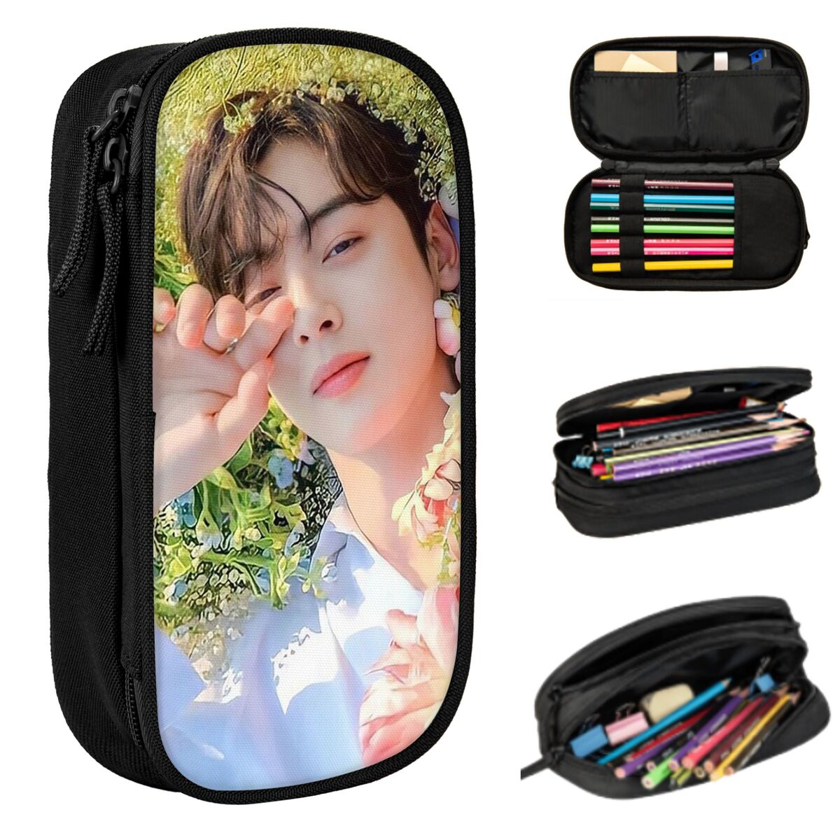 Stationery And Office Supply Chain - Cha EunWoo Kpop Astro Etui voor