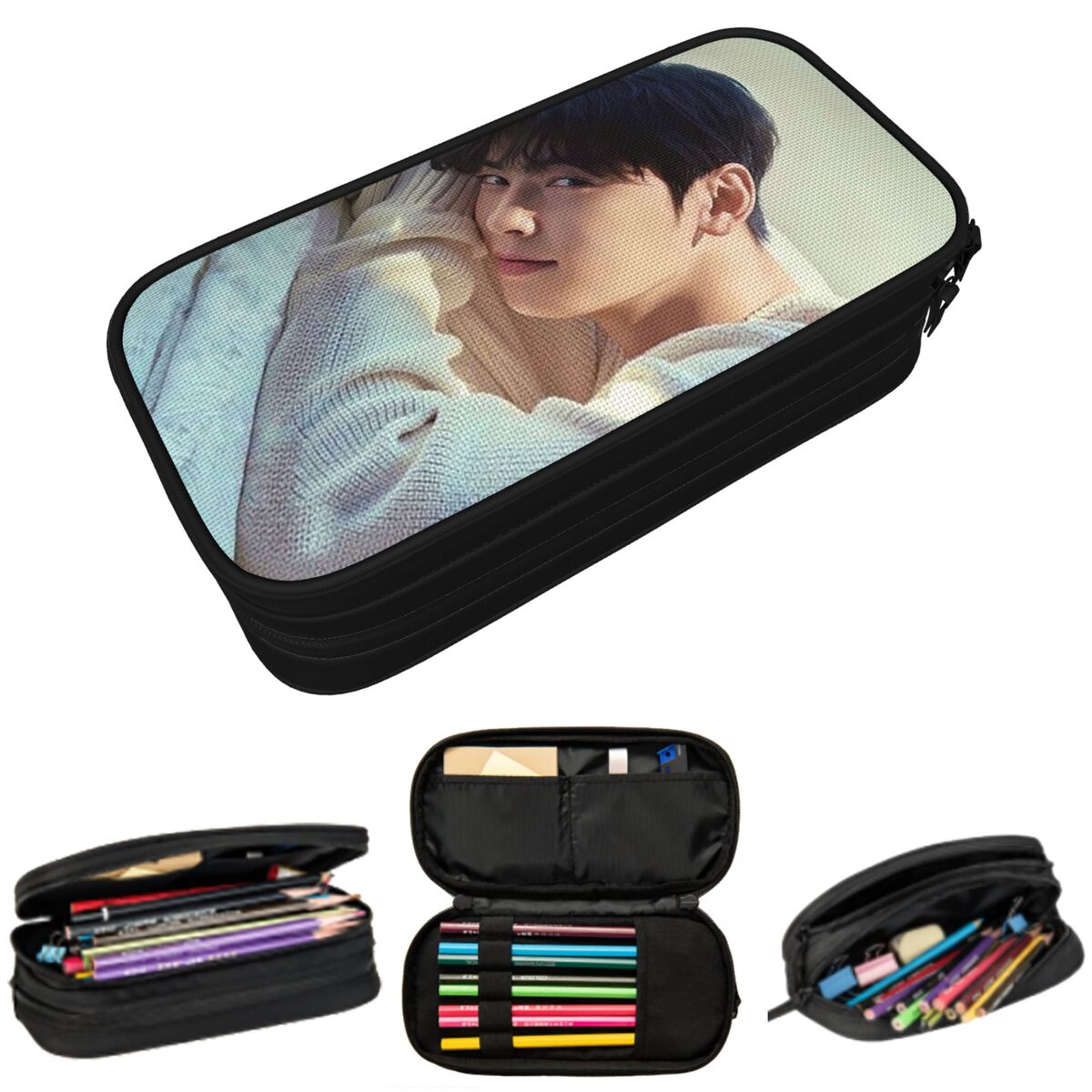 Stationery And Office Supply Chain - Cha EunWoo Kpop Astro Etui voor