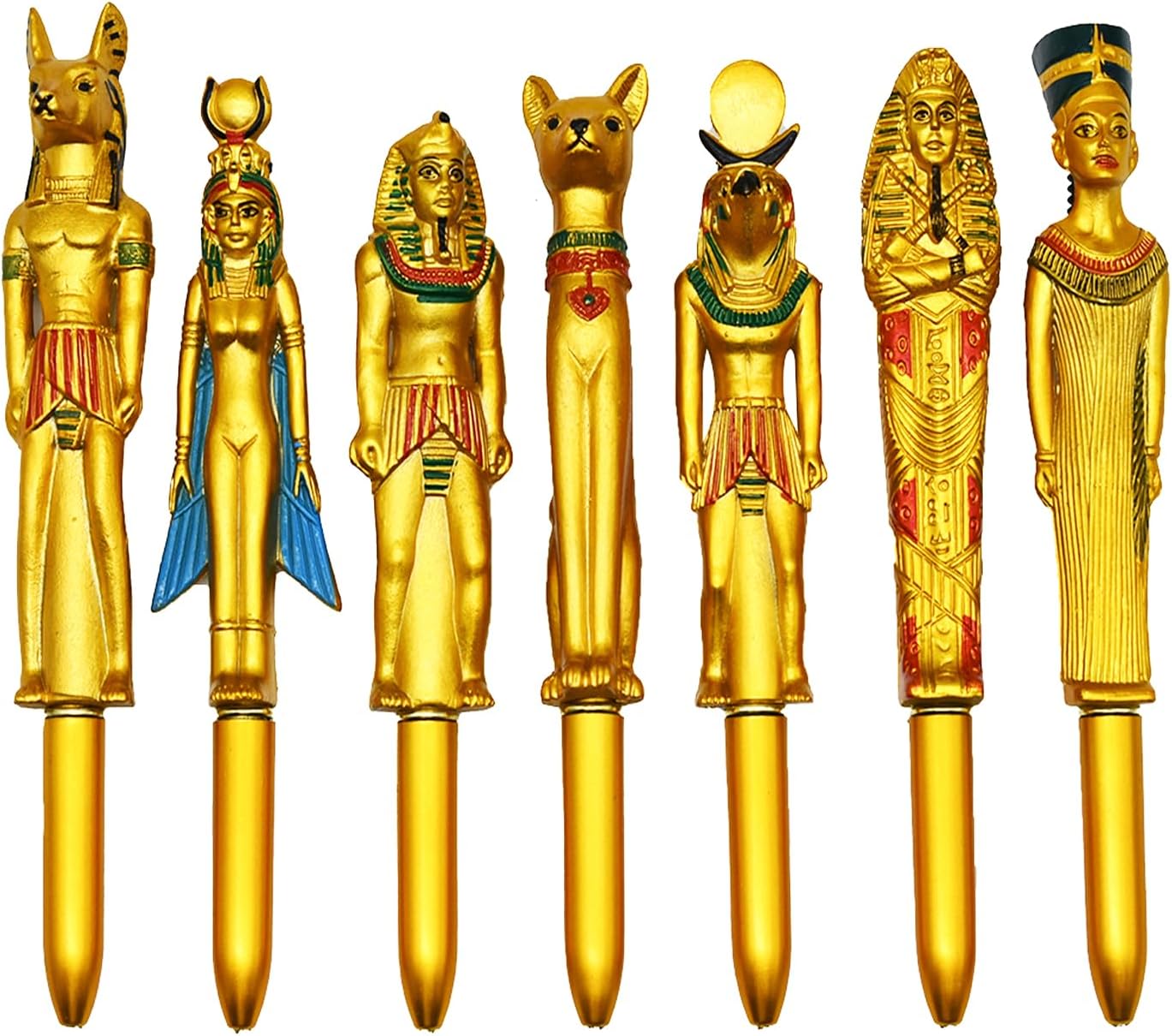 Total Stationery & Office Supply - 5 stuks grappige Egyptische farao-pennen, raar