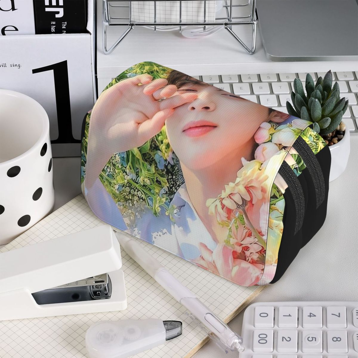 Stationery And Office Supply Chain - Cha EunWoo Kpop Astro Etui voor