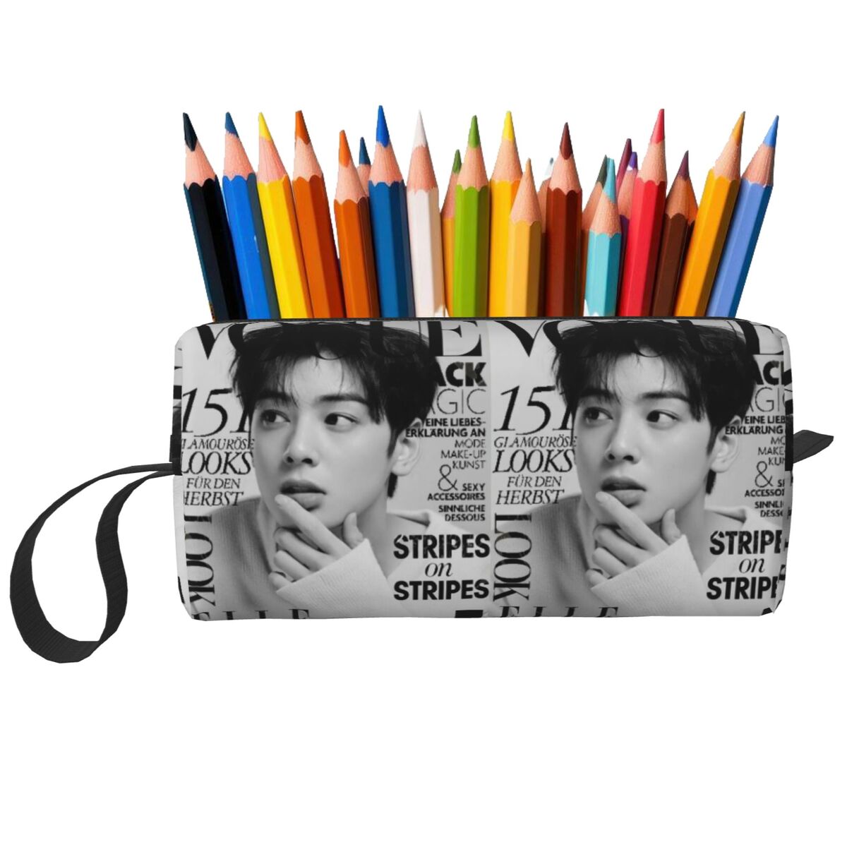 Stationery And Office Supply Chain - Cha EunWoo Kpop Astro Etui voor