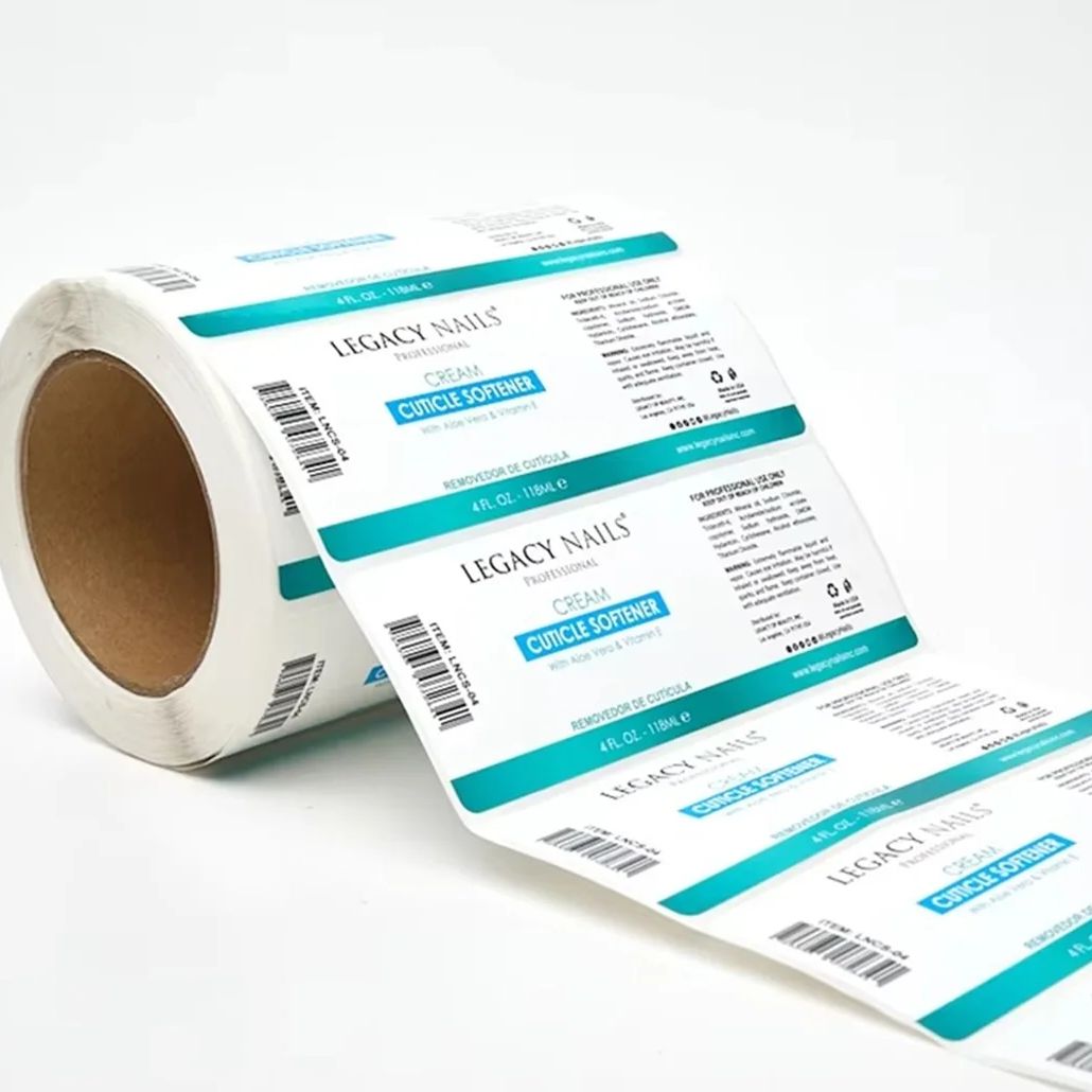 Sticker Label Roll - Op maat gemaakte waterdichte vinyllabelstickers |