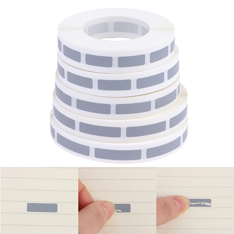 Label Printer Tape - 1000 stuks handmatige krasstickerlabels grijze tape