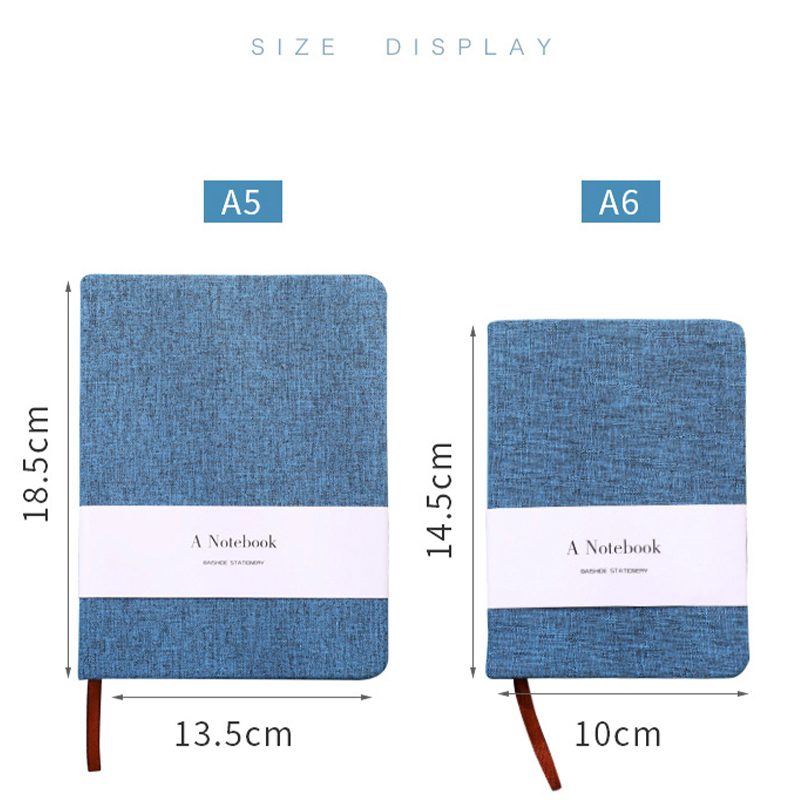 Stoffen stoffen omslag Notitie - Notebook Dotted A5 recensie en prijs