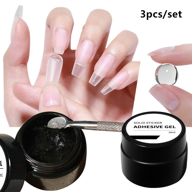3 stks/set Solid Nail Tips Gel - Glue Stick Pack recensie en prijs