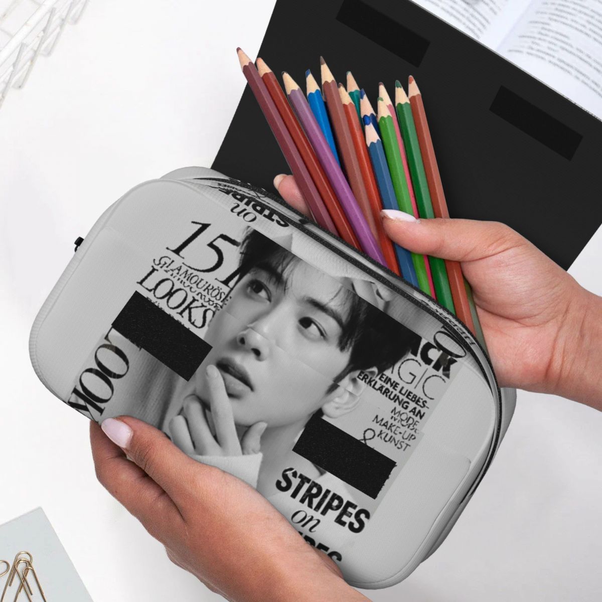 Cha EunWoo Kpop Astro Etui voo - Stationery And Office Supply Chain recensie en prijs