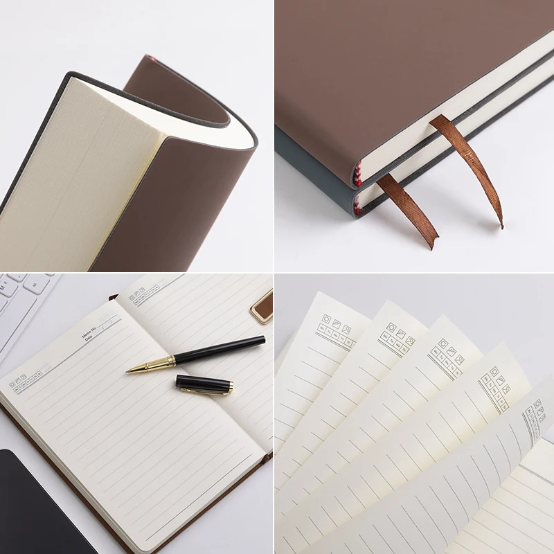 A5 notitieboek van zacht leer  - Notebook Dotted A5 recensie en prijs
