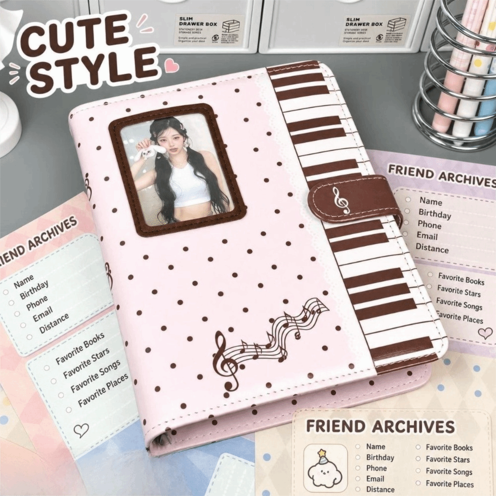 Ins Polka Dot Piano Binder Not - Notebook Dotted A5 recensie en prijs