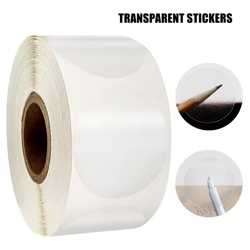 Transparante ronde sticker, ze - Sticker Label Roll recensie en prijs