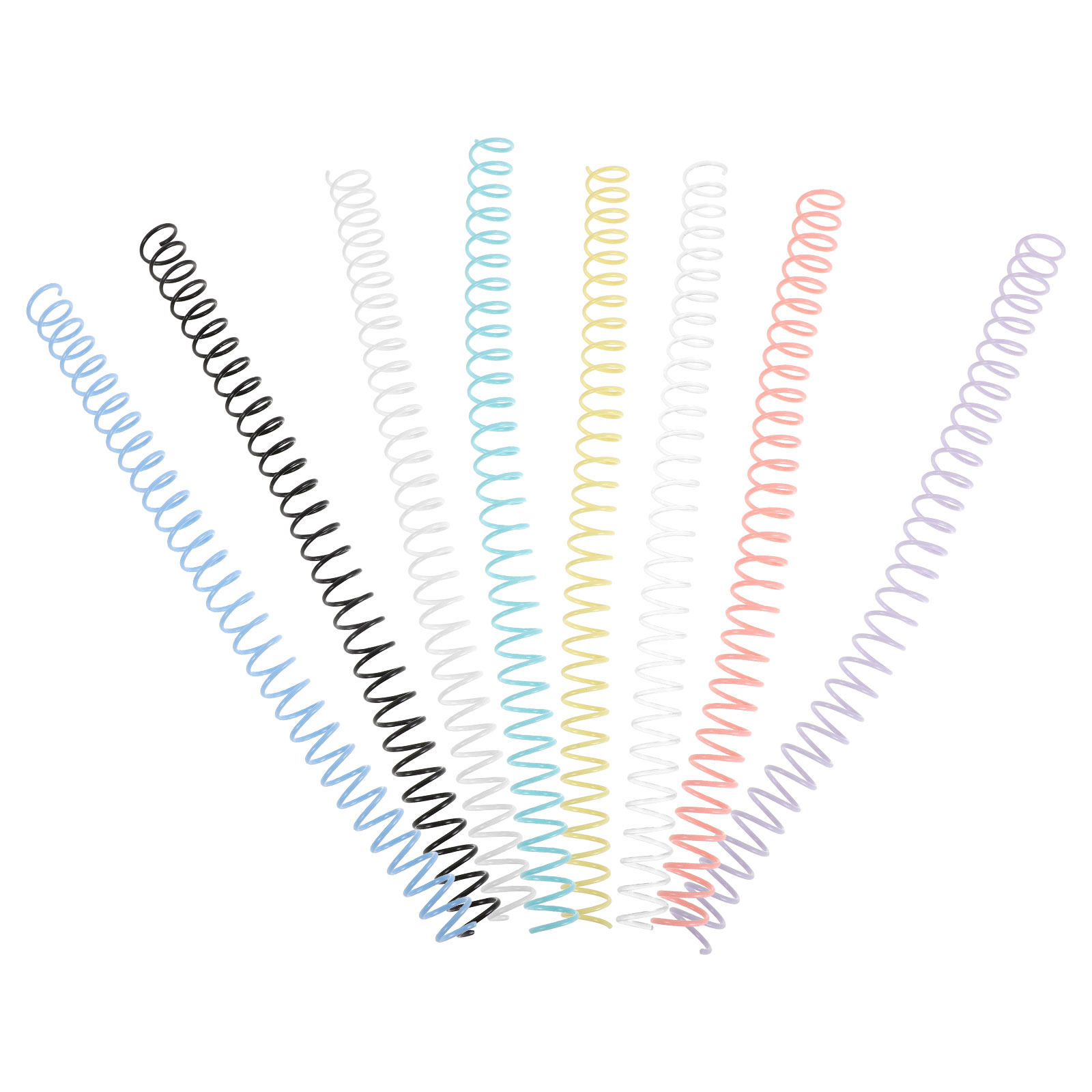 8 stuks plastic spiraalbindrin - Binding Comb Plastic recensie en prijs